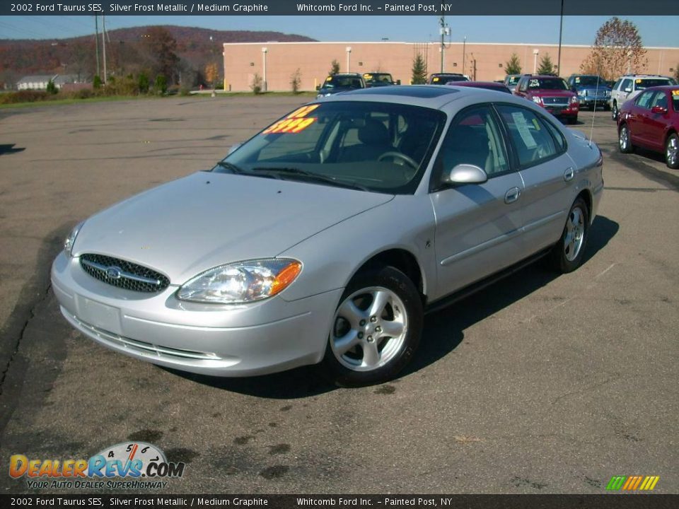 2002 Ford Taurus SES Silver Frost Metallic / Medium Graphite Photo #1