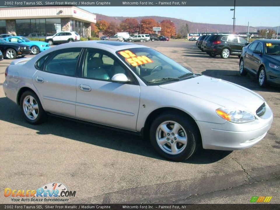 2002 Ford Taurus SES Silver Frost Metallic / Medium Graphite Photo #3