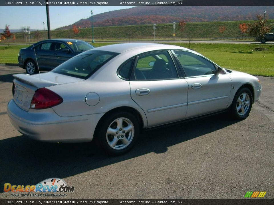 2002 Ford Taurus SES Silver Frost Metallic / Medium Graphite Photo #4