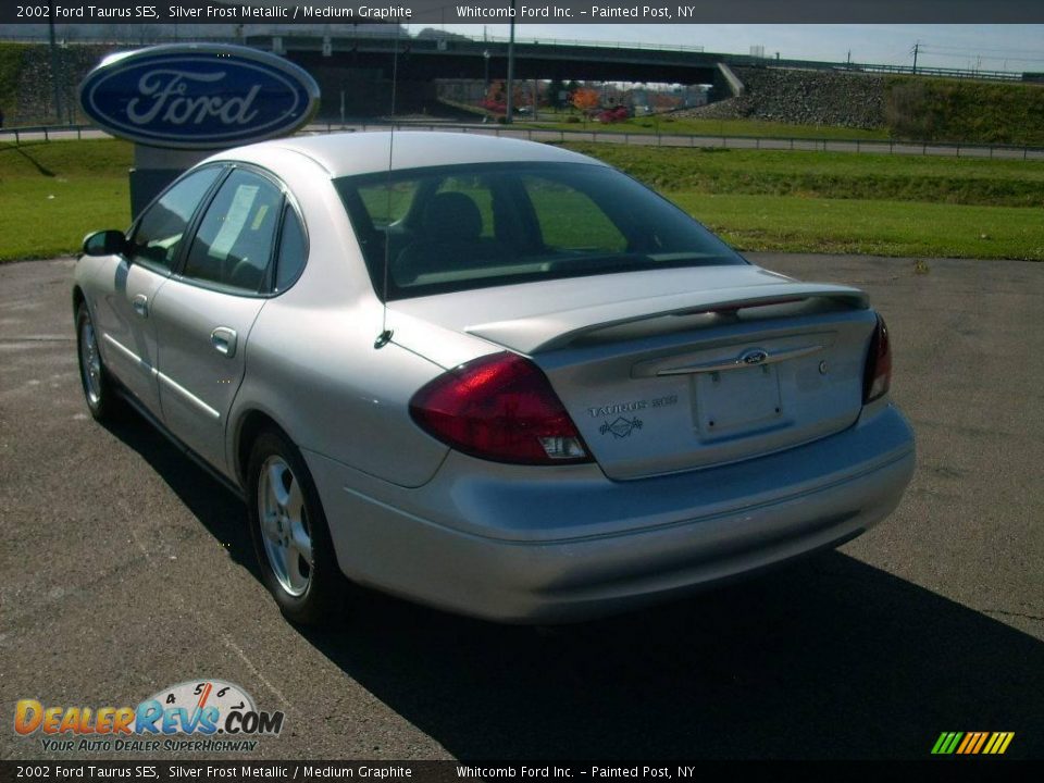 2002 Ford Taurus SES Silver Frost Metallic / Medium Graphite Photo #6