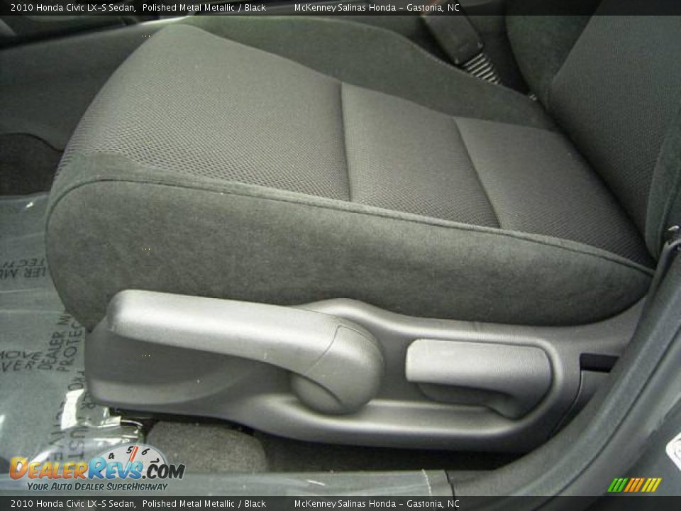 2010 Honda Civic LX-S Sedan Polished Metal Metallic / Black Photo #9