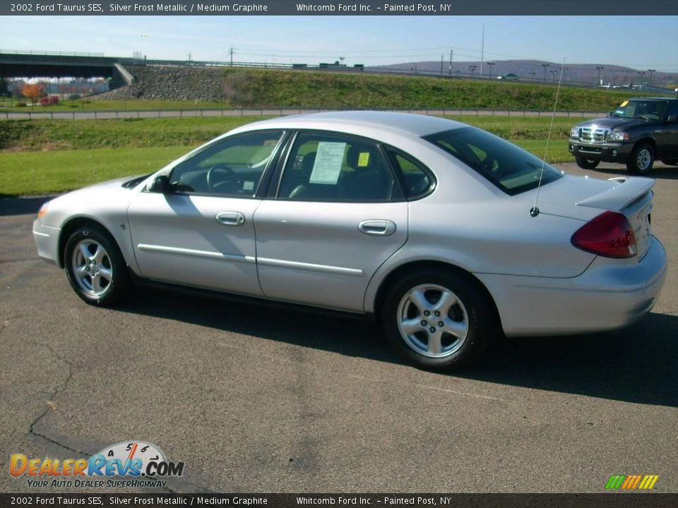 2002 Ford Taurus SES Silver Frost Metallic / Medium Graphite Photo #7
