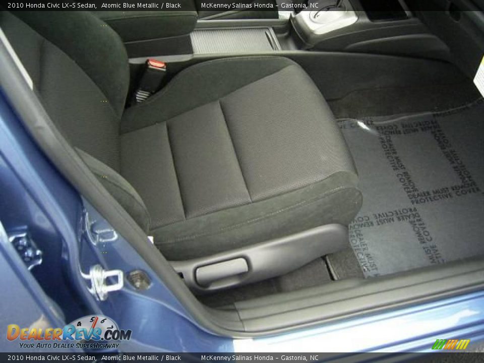 2010 Honda Civic LX-S Sedan Atomic Blue Metallic / Black Photo #15