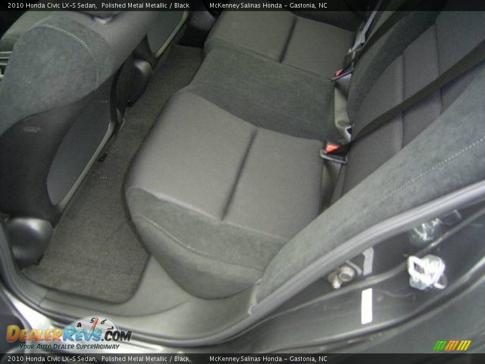 2010 Honda Civic LX-S Sedan Polished Metal Metallic / Black Photo #11