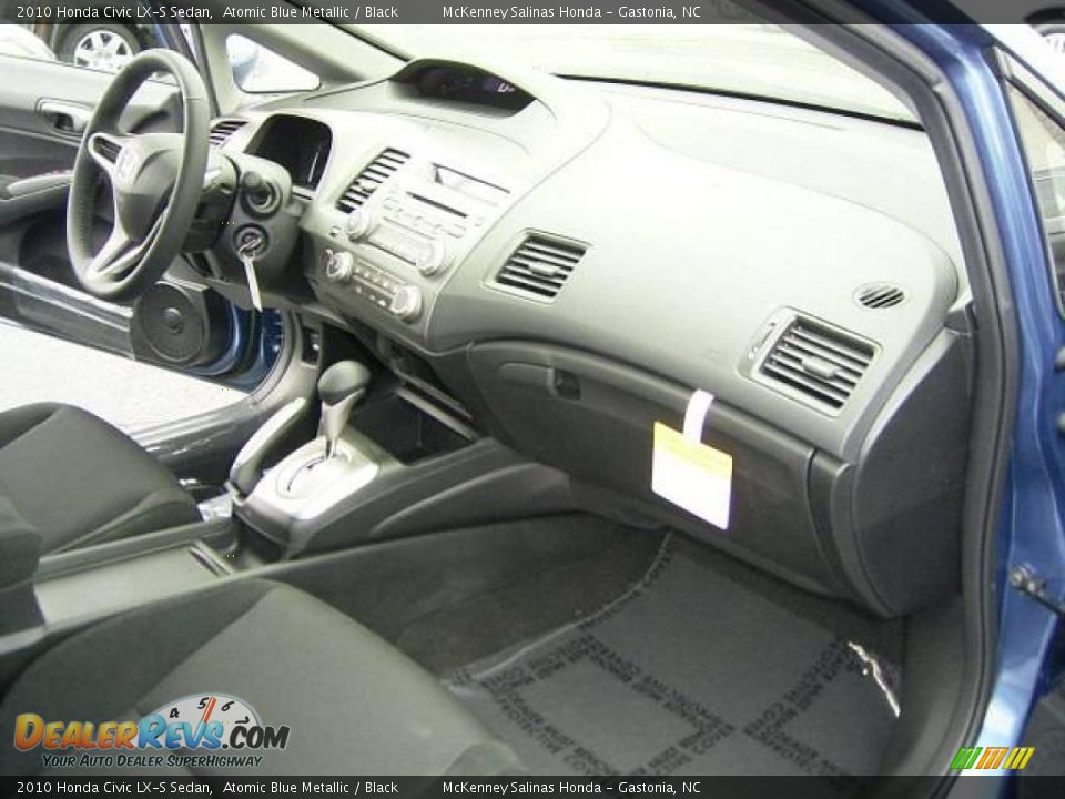 2010 Honda Civic LX-S Sedan Atomic Blue Metallic / Black Photo #16