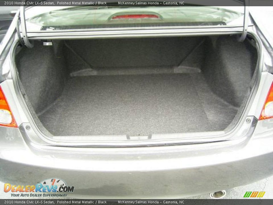 2010 Honda Civic LX-S Sedan Polished Metal Metallic / Black Photo #12