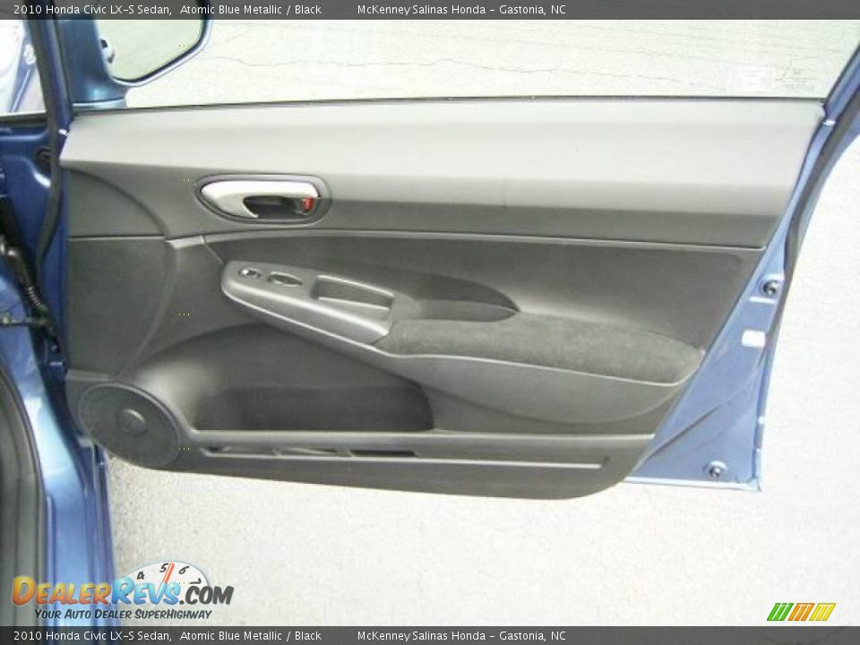 2010 Honda Civic LX-S Sedan Atomic Blue Metallic / Black Photo #17