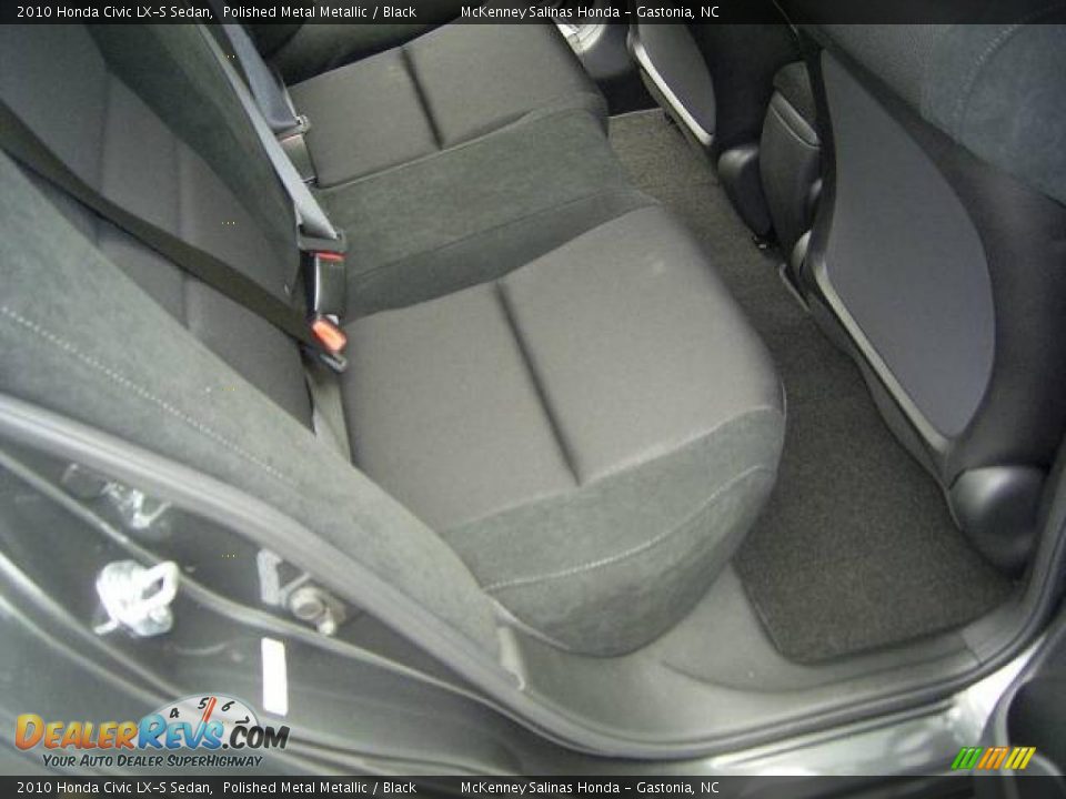 2010 Honda Civic LX-S Sedan Polished Metal Metallic / Black Photo #13