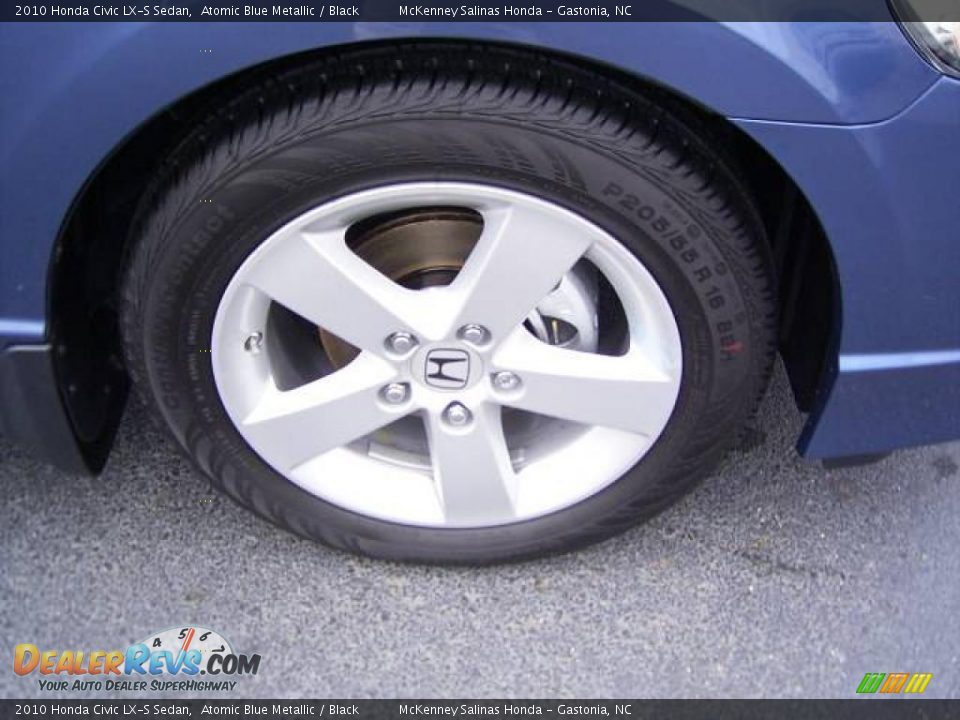 2010 Honda Civic LX-S Sedan Atomic Blue Metallic / Black Photo #18