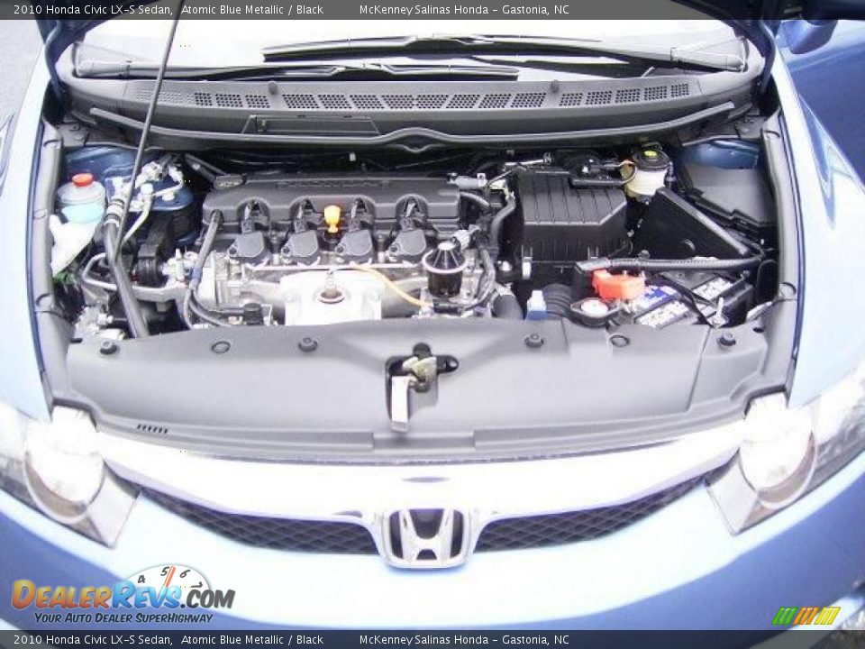 2010 Honda Civic LX-S Sedan Atomic Blue Metallic / Black Photo #20