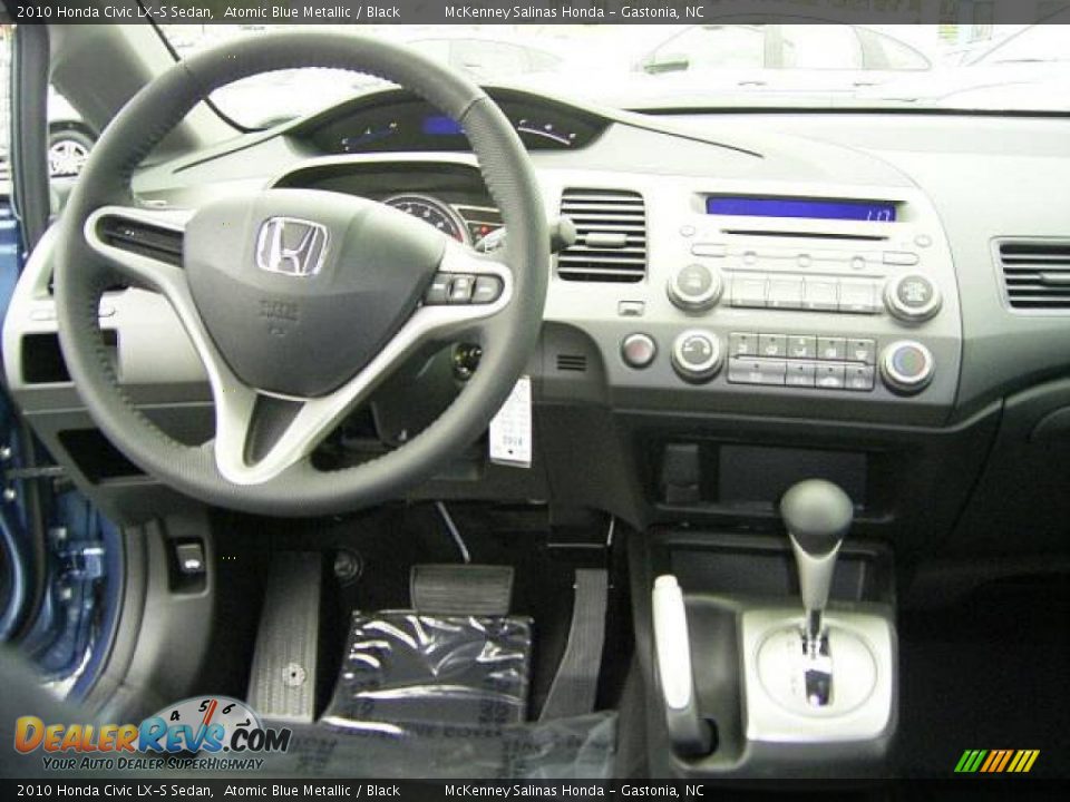 2010 Honda Civic LX-S Sedan Atomic Blue Metallic / Black Photo #22