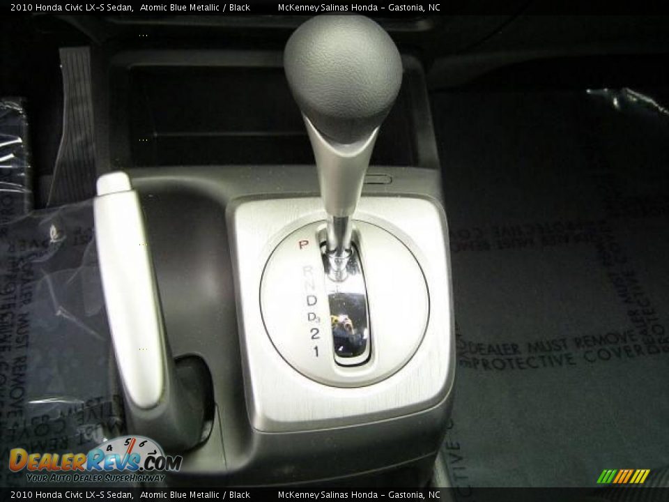 2010 Honda Civic LX-S Sedan Atomic Blue Metallic / Black Photo #24