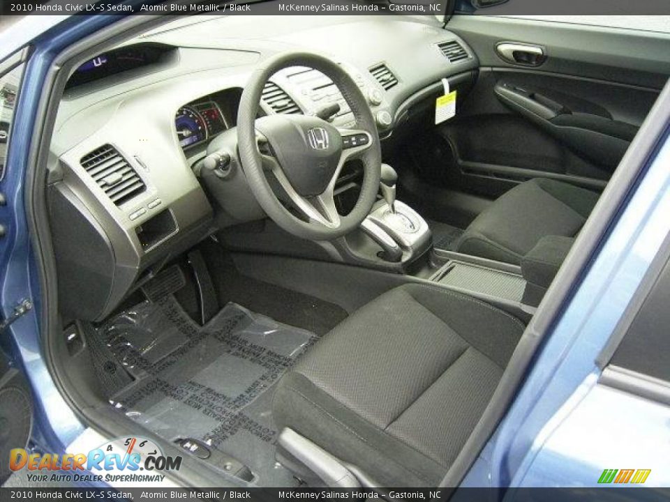 2010 Honda Civic LX-S Sedan Atomic Blue Metallic / Black Photo #27