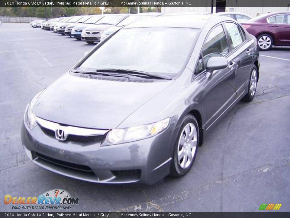 2010 Honda Civic LX Sedan Polished Metal Metallic / Gray Photo #1