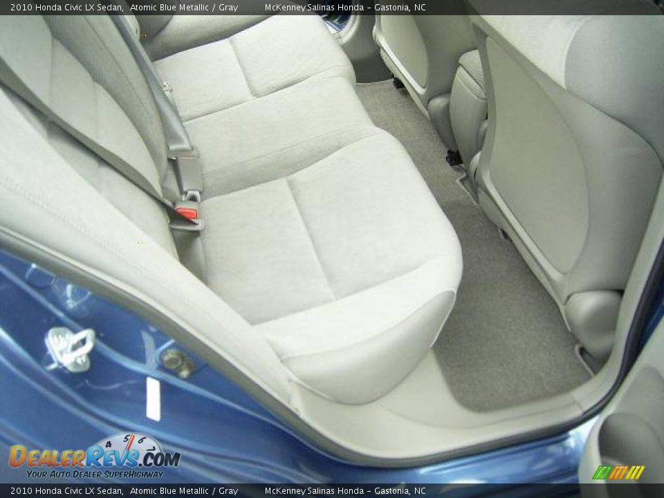 2010 Honda Civic LX Sedan Atomic Blue Metallic / Gray Photo #14