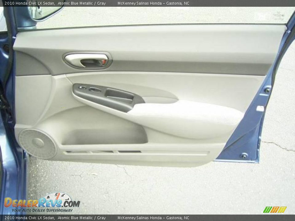 2010 Honda Civic LX Sedan Atomic Blue Metallic / Gray Photo #17