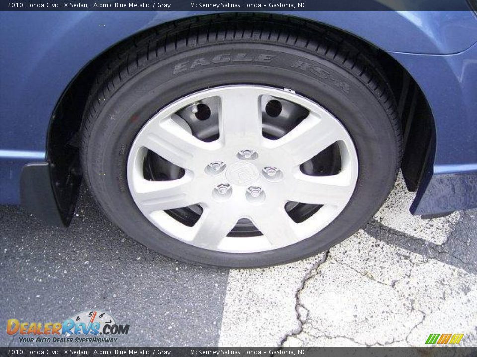 2010 Honda Civic LX Sedan Atomic Blue Metallic / Gray Photo #18