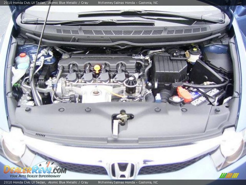 2010 Honda Civic LX Sedan Atomic Blue Metallic / Gray Photo #20