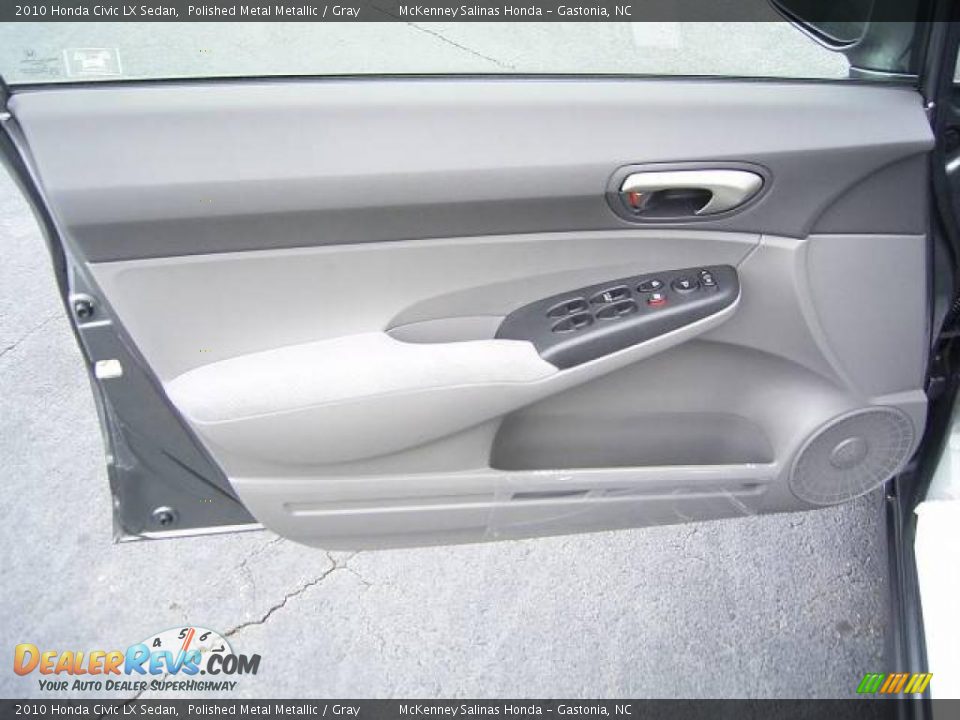 2010 Honda Civic LX Sedan Polished Metal Metallic / Gray Photo #7