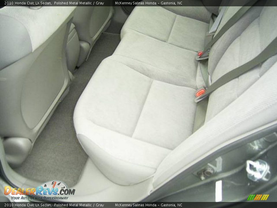2010 Honda Civic LX Sedan Polished Metal Metallic / Gray Photo #12
