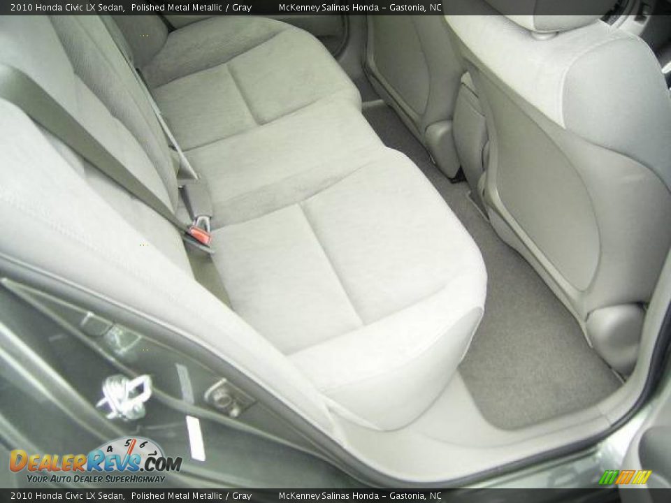 2010 Honda Civic LX Sedan Polished Metal Metallic / Gray Photo #14