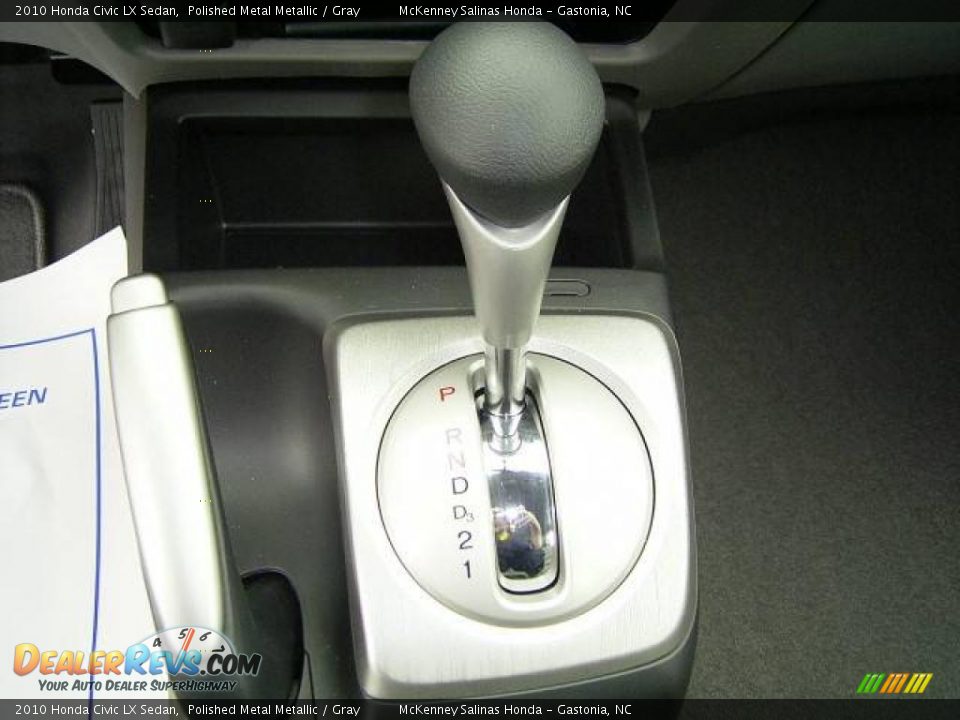 2010 Honda Civic LX Sedan Polished Metal Metallic / Gray Photo #23