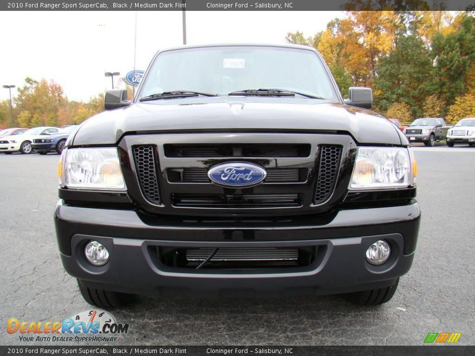 2010 Ford Ranger Sport SuperCab Black / Medium Dark Flint Photo #7