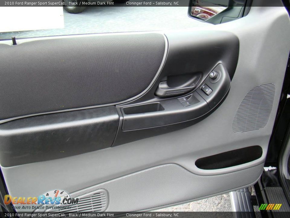 2010 Ford Ranger Sport SuperCab Black / Medium Dark Flint Photo #15
