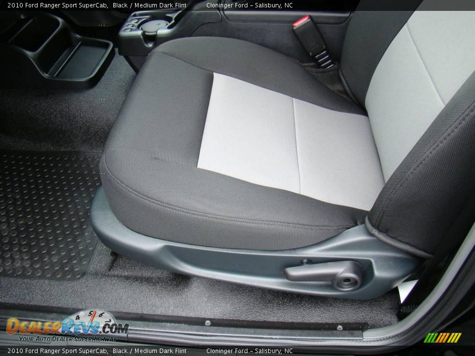 2010 Ford Ranger Sport SuperCab Black / Medium Dark Flint Photo #16