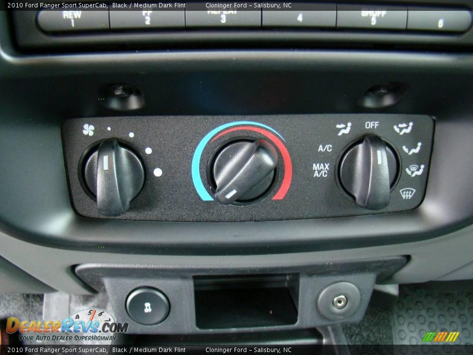 2010 Ford Ranger Sport SuperCab Black / Medium Dark Flint Photo #20