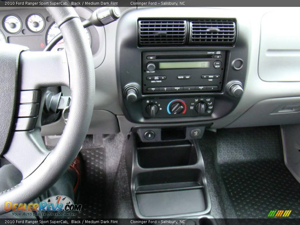 2010 Ford Ranger Sport SuperCab Black / Medium Dark Flint Photo #21