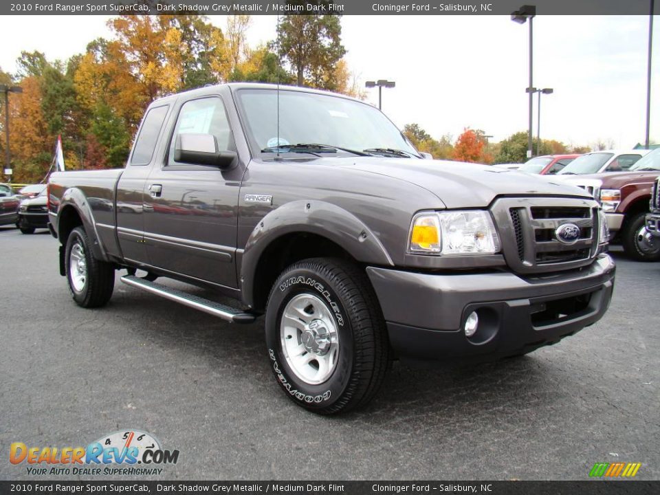 2010 Ford Ranger Sport SuperCab Dark Shadow Grey Metallic / Medium Dark Flint Photo #1
