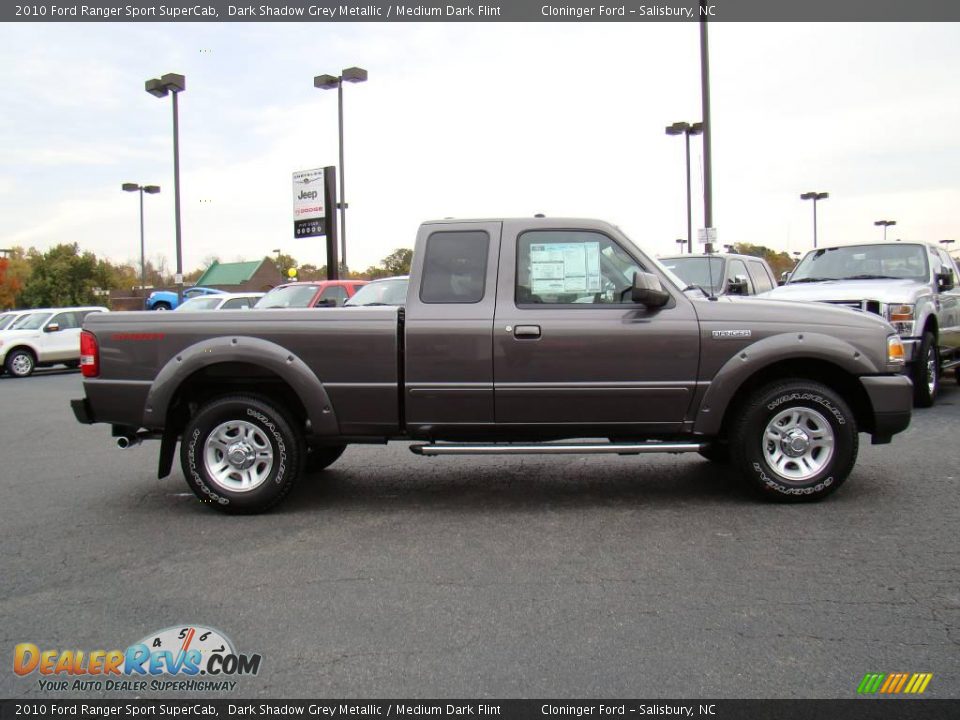 2010 Ford Ranger Sport SuperCab Dark Shadow Grey Metallic / Medium Dark Flint Photo #2