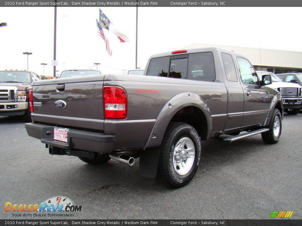 2010 Ford Ranger Sport SuperCab Dark Shadow Grey Metallic / Medium Dark Flint Photo #3