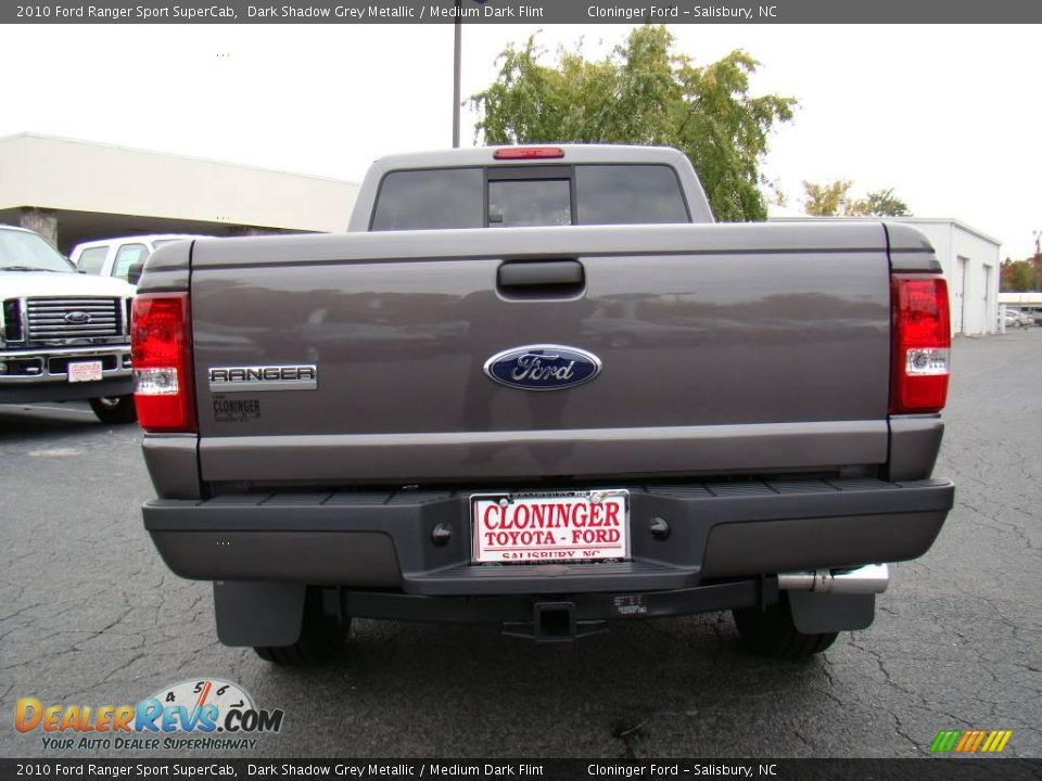 2010 Ford Ranger Sport SuperCab Dark Shadow Grey Metallic / Medium Dark Flint Photo #4