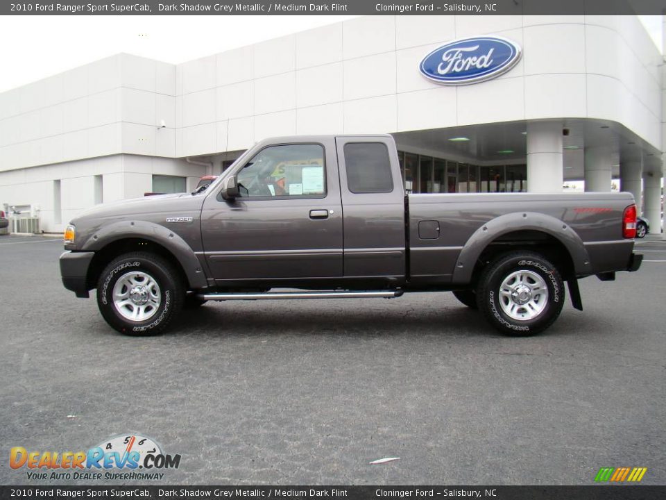 2010 Ford Ranger Sport SuperCab Dark Shadow Grey Metallic / Medium Dark Flint Photo #5
