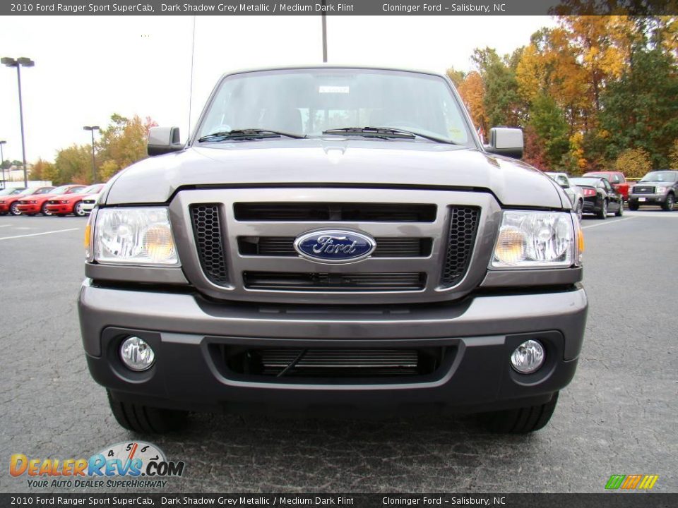 2010 Ford Ranger Sport SuperCab Dark Shadow Grey Metallic / Medium Dark Flint Photo #7