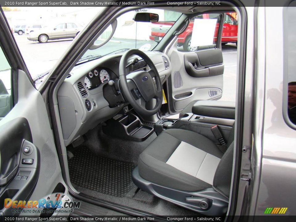 2010 Ford Ranger Sport SuperCab Dark Shadow Grey Metallic / Medium Dark Flint Photo #8