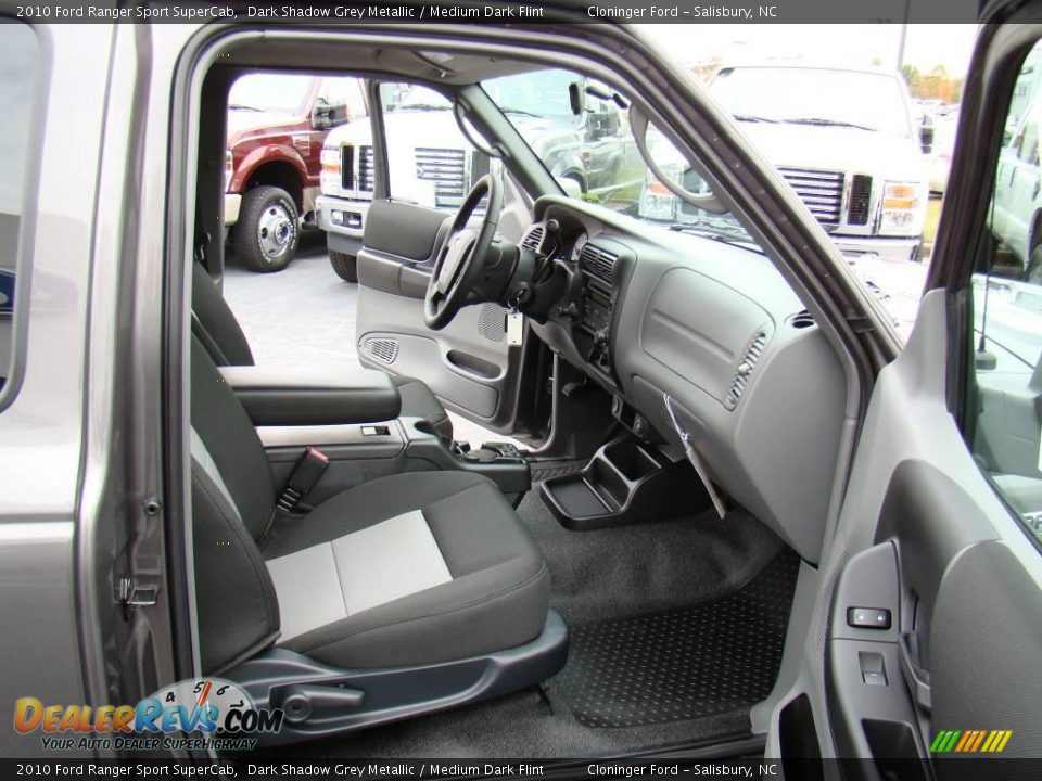 2010 Ford Ranger Sport SuperCab Dark Shadow Grey Metallic / Medium Dark Flint Photo #10