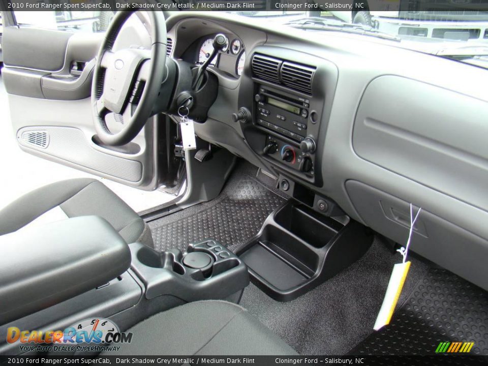 2010 Ford Ranger Sport SuperCab Dark Shadow Grey Metallic / Medium Dark Flint Photo #11