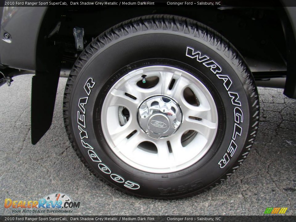2010 Ford Ranger Sport SuperCab Dark Shadow Grey Metallic / Medium Dark Flint Photo #14