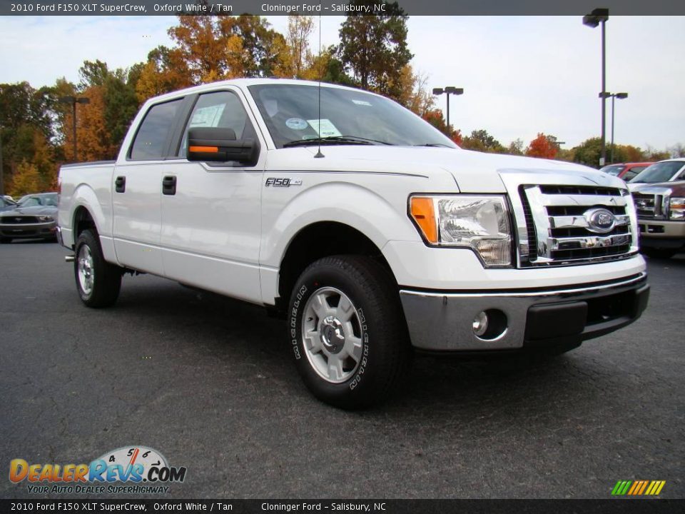 2010 Ford F150 XLT SuperCrew Oxford White / Tan Photo #1