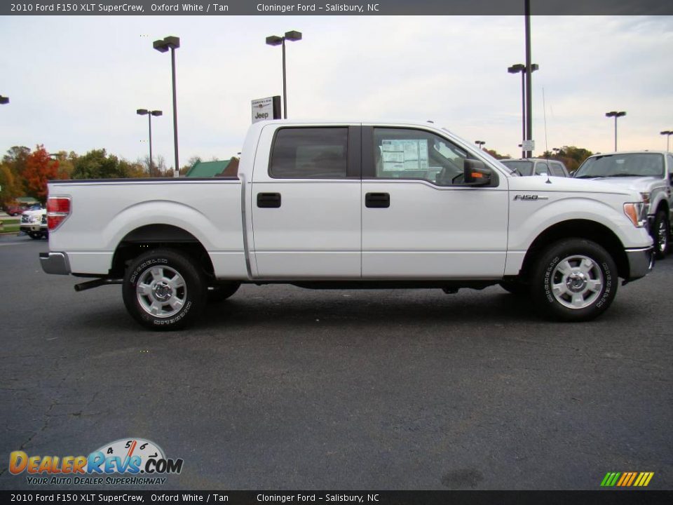 2010 Ford F150 XLT SuperCrew Oxford White / Tan Photo #2