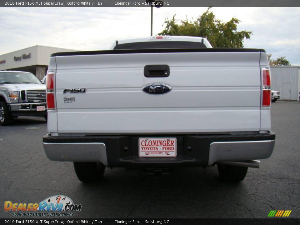 2010 Ford F150 XLT SuperCrew Oxford White / Tan Photo #4