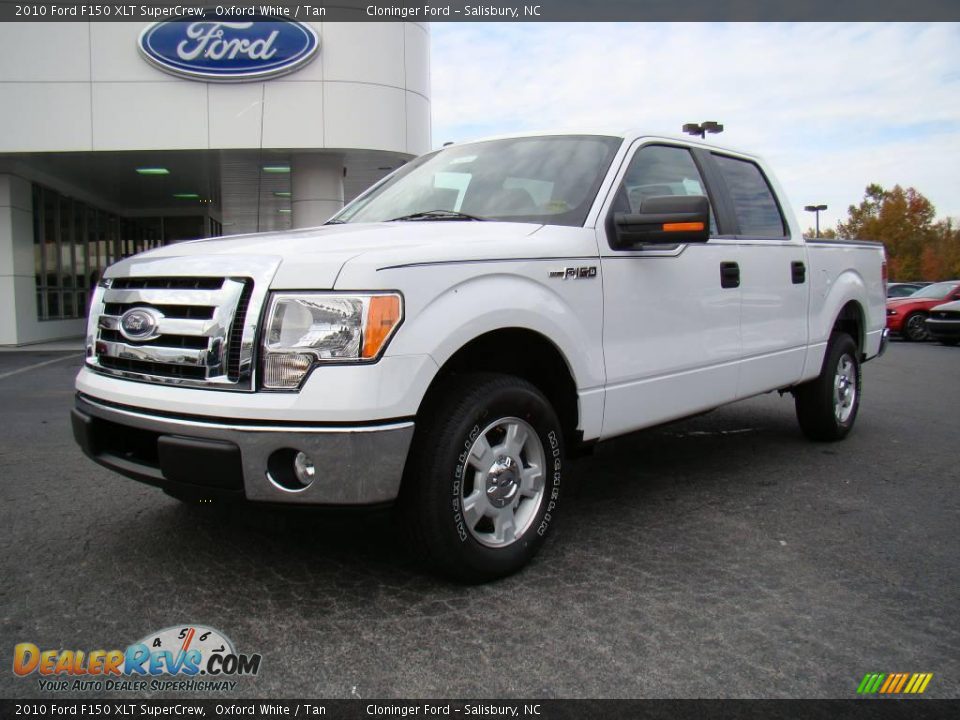 2010 Ford F150 XLT SuperCrew Oxford White / Tan Photo #6