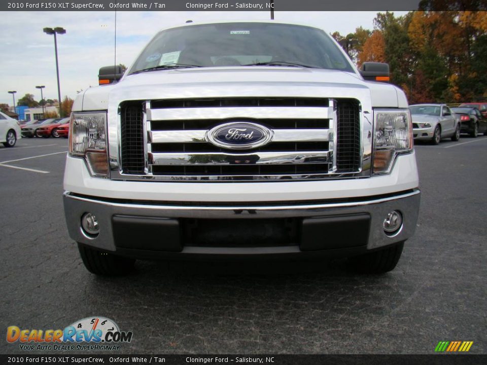 2010 Ford F150 XLT SuperCrew Oxford White / Tan Photo #7