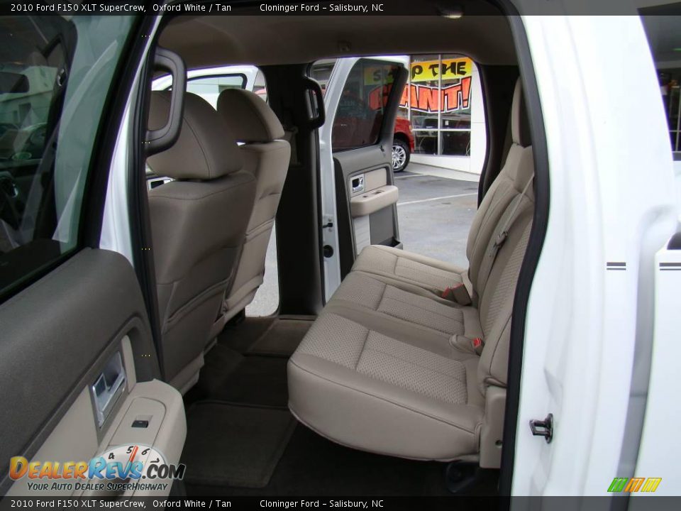 2010 Ford F150 XLT SuperCrew Oxford White / Tan Photo #9