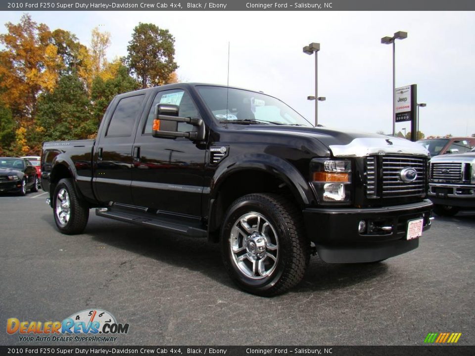 2010 Ford F250 Super Duty Harley-Davidson Crew Cab 4x4 Black / Ebony Photo #1