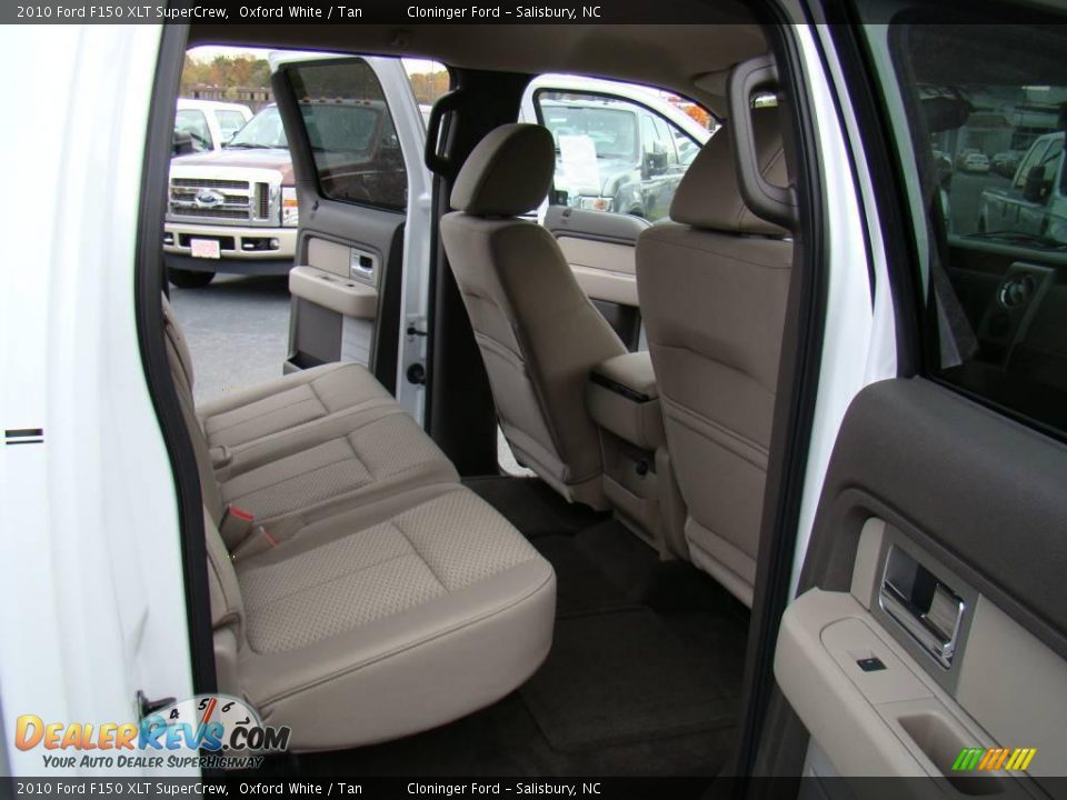 2010 Ford F150 XLT SuperCrew Oxford White / Tan Photo #11