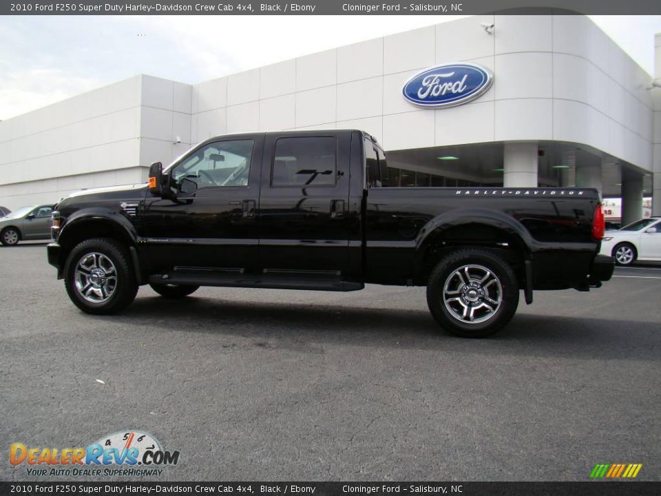 2010 Ford F250 Super Duty Harley-Davidson Crew Cab 4x4 Black / Ebony Photo #5